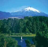 Mountain and lake